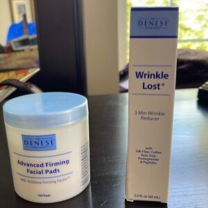 Dr.Denese Advanced Firming Facial Pads New sealed container. 2 oz wrinkle lost